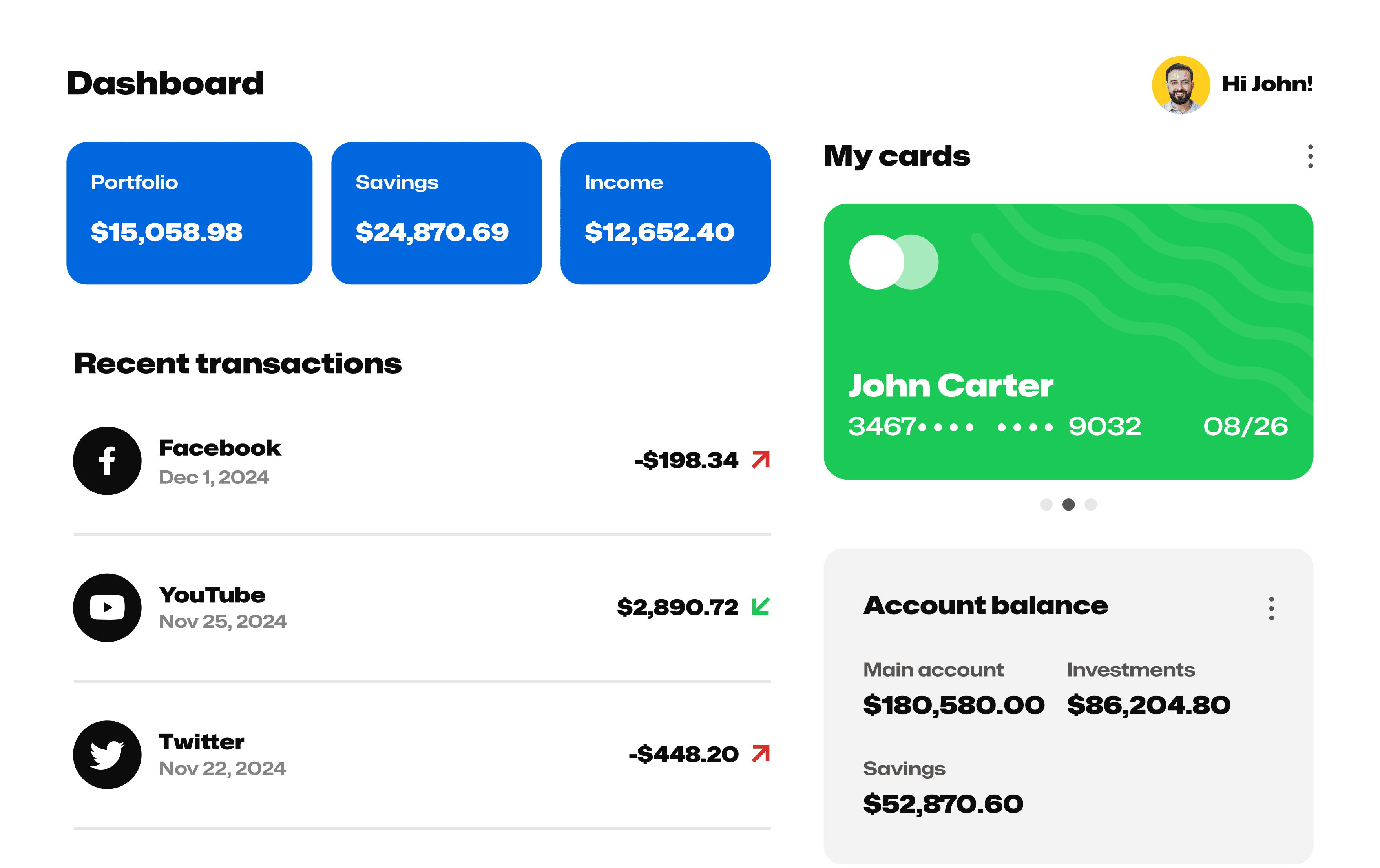 Dashboard - Colors X Webflow Template