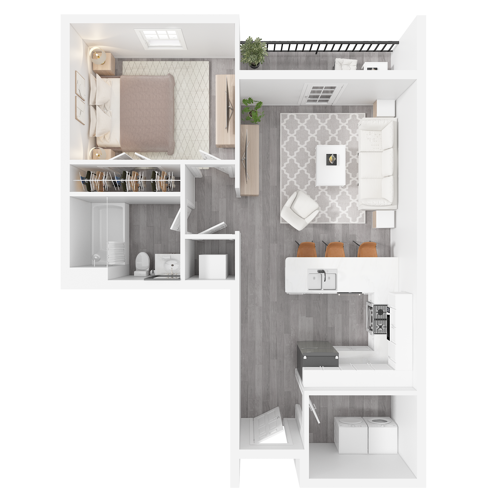 Joy Park 1 bed / 1 bath