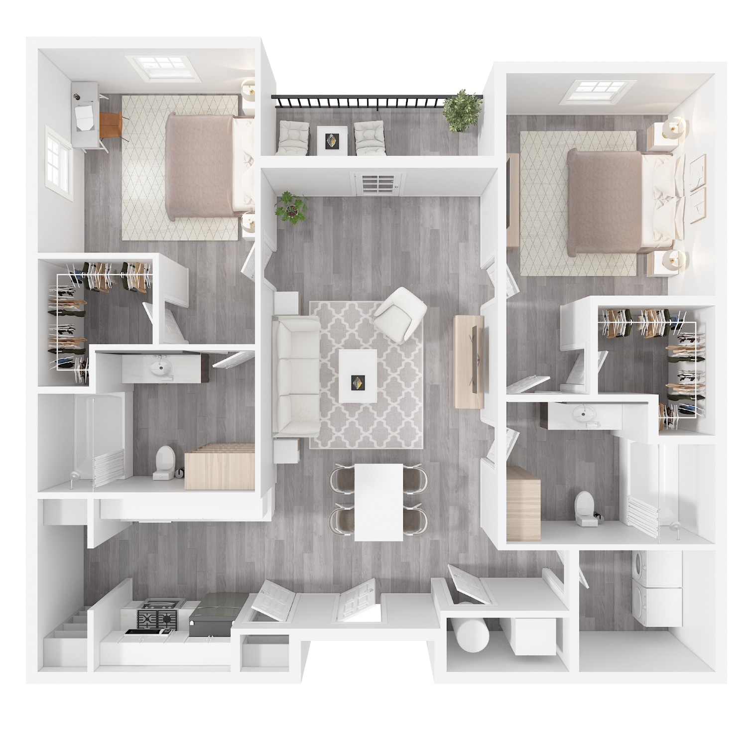 Joy Park 2 bed / 2 bath