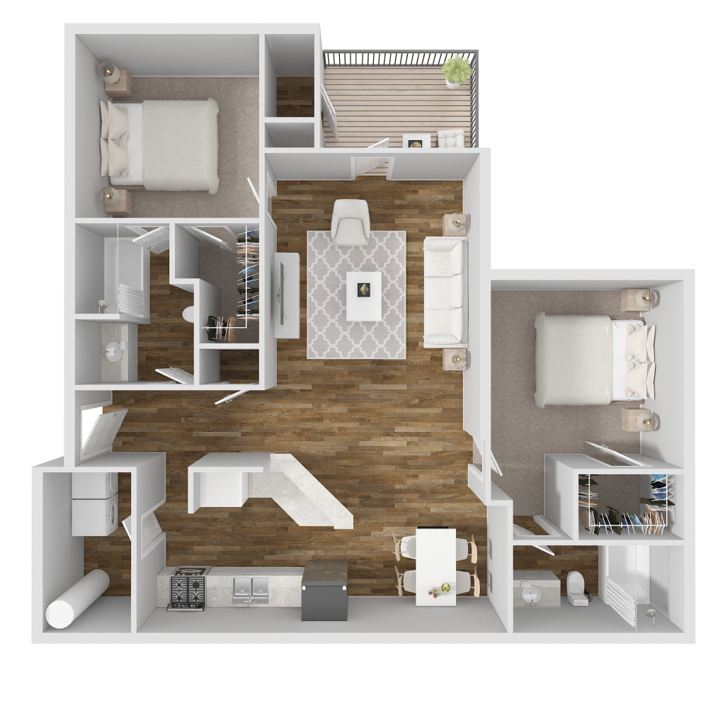 Bone Creek 2 Bed / 2 Bath