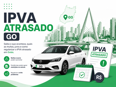IPVA Atrasado no GO: Como Consultar, Regularizar e Parcelar no Cartão de Crédito