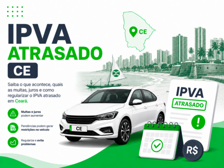 IPVA Atrasado no CE: Como Consultar, Regularizar e Parcelar no Cartão de Crédito