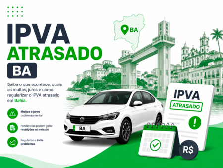 IPVA Atrasado na BA: Como Consultar, Regularizar e Parcelar no Cartão de Crédito