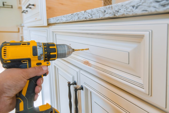 Maintaining painted cabinets in Alexandria home