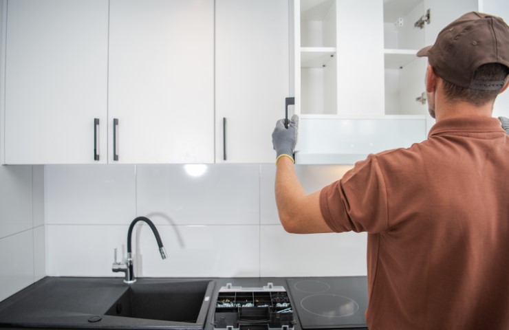 Maintaining painted cabinets in Arlington home
