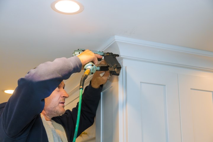 Maintaining painted cabinets in McLean home