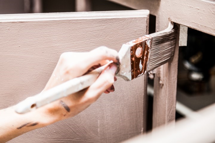 Tysons kitchen cabinet painting