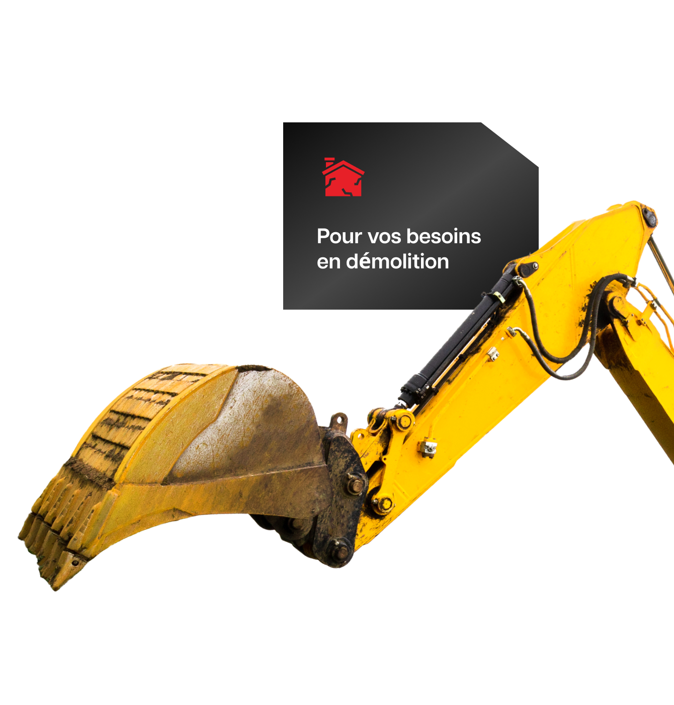 Pelle mécanique pour démolition