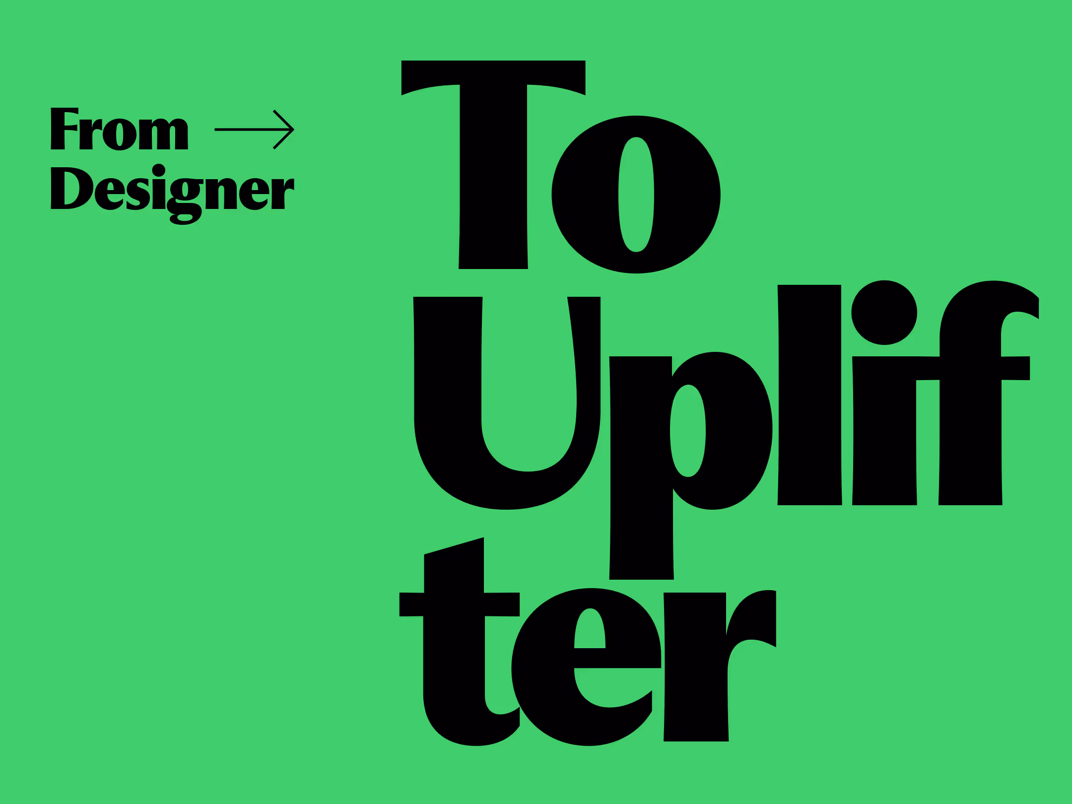 From designer to uplifter: A 30 year journey in 5 minutes From designer to uplifter: A 30 year journey in 5 minutes