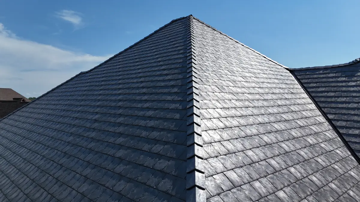 Euroshield premium roofing product flagship image of Euroshield installed on a roof. 
