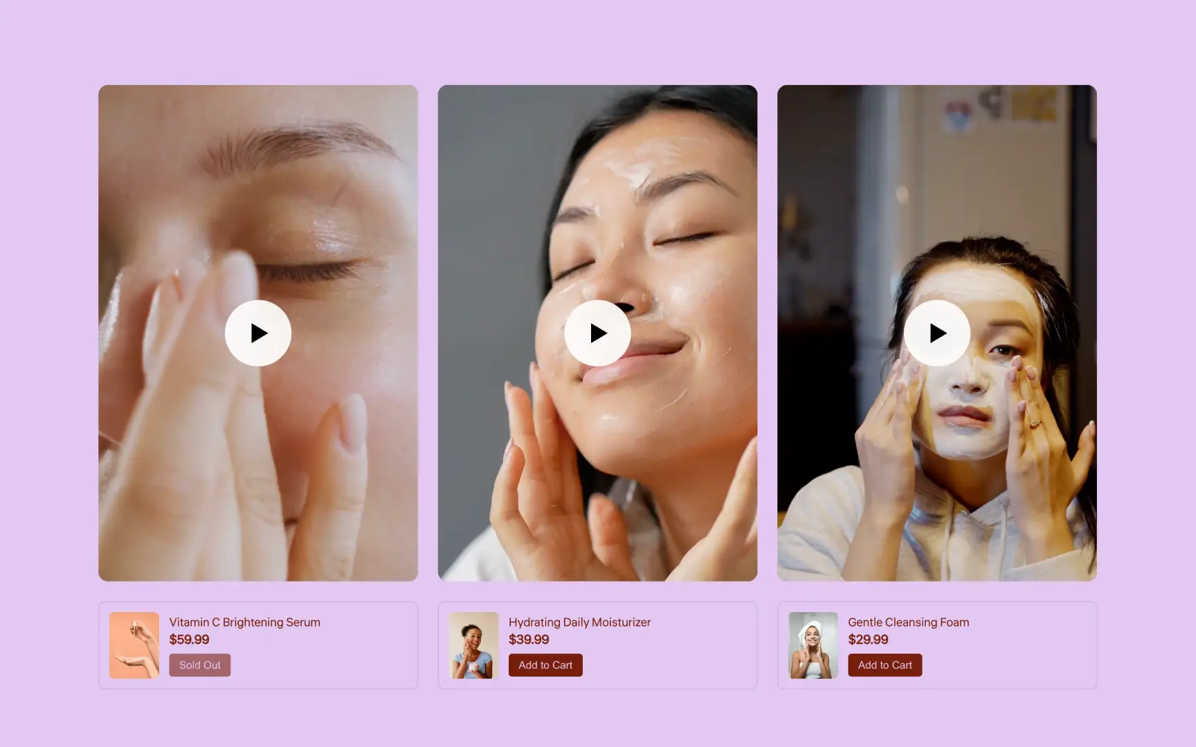 Video Social Proof Section