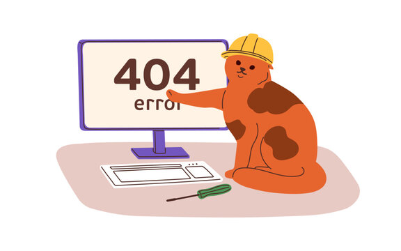 Cat 404 page