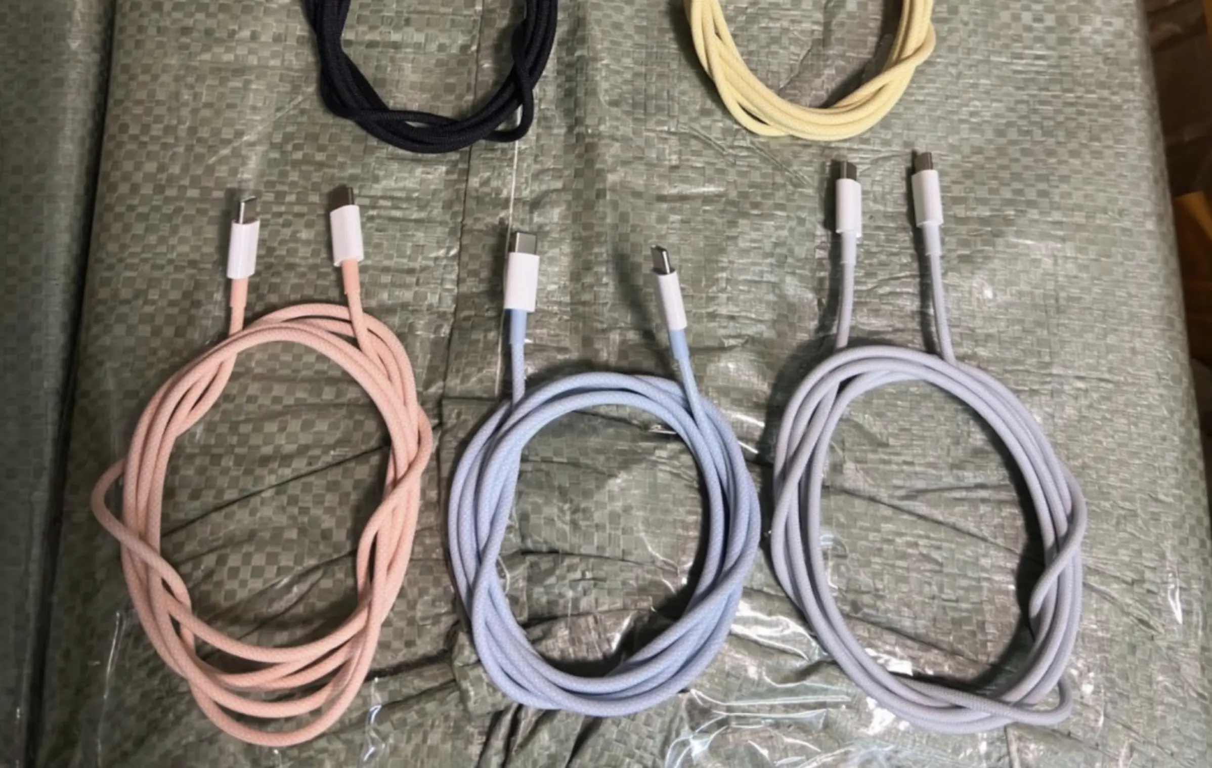 iPhone 15 might come with colour matched, braided USB-C cables
