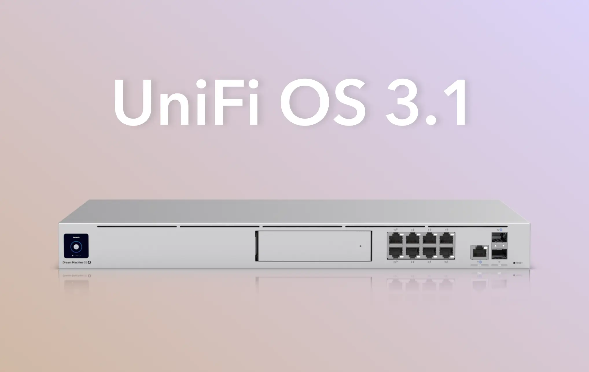 UniFi OS 3.1 out now for UDM, UDM Pro, UDM SE and UDW