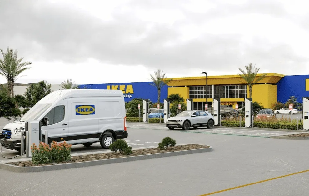 IKEA and Electrify America are bringing more EV charging to stores in the US