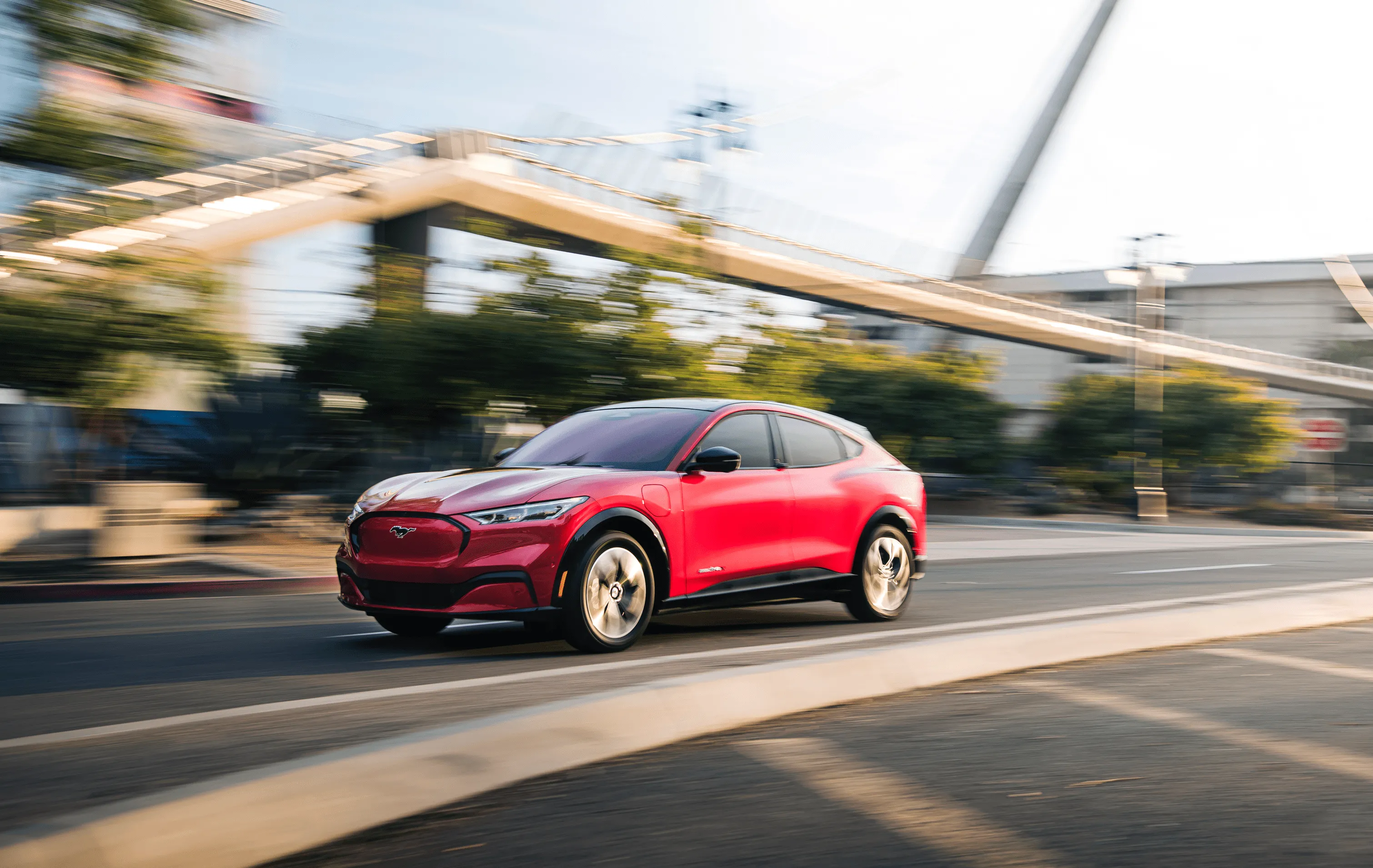 Consumer Reports rates the Ford Mustang Mach-E ahead of the Tesla Model 3