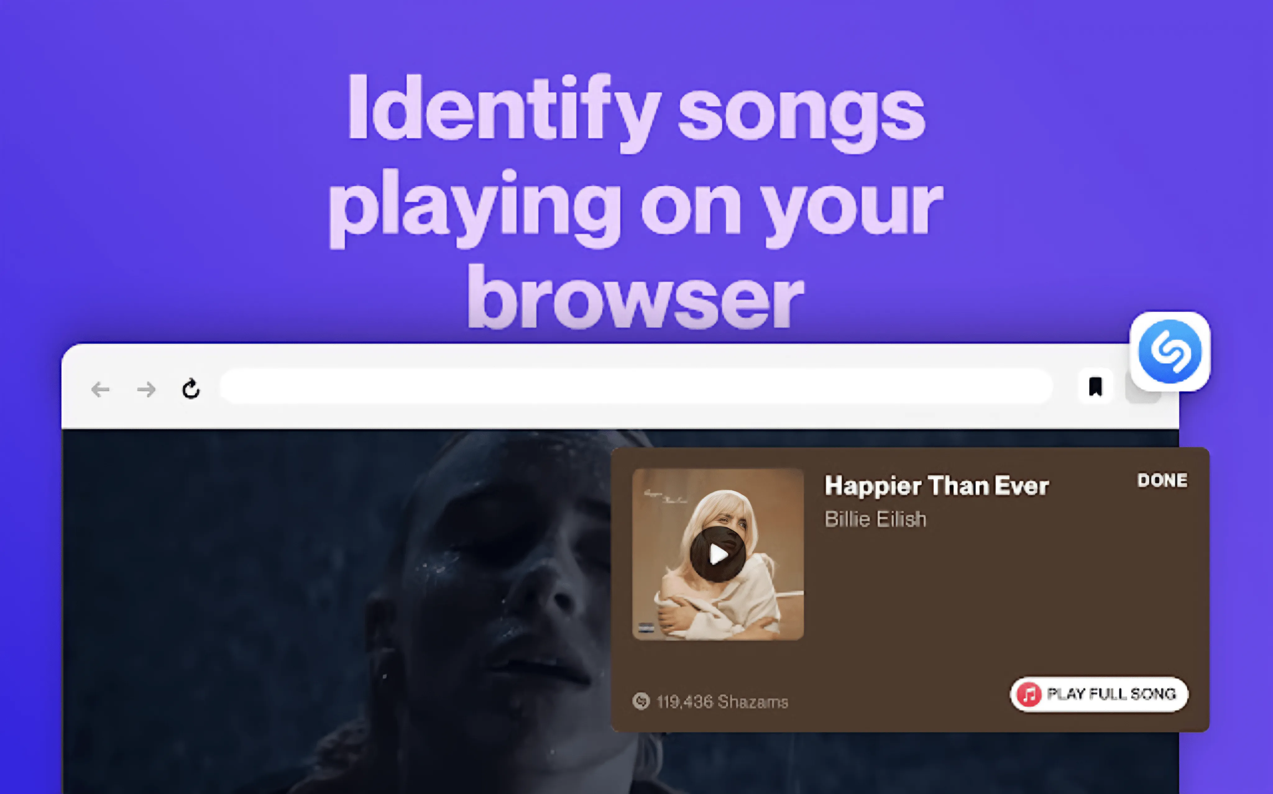 Apple releases Shazam web extension for Chrome