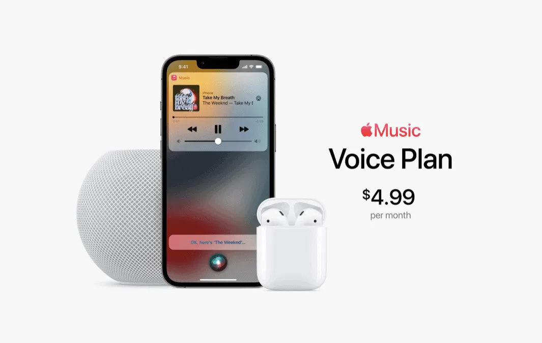 Apple announces new Apple Music Voice plan, available soon