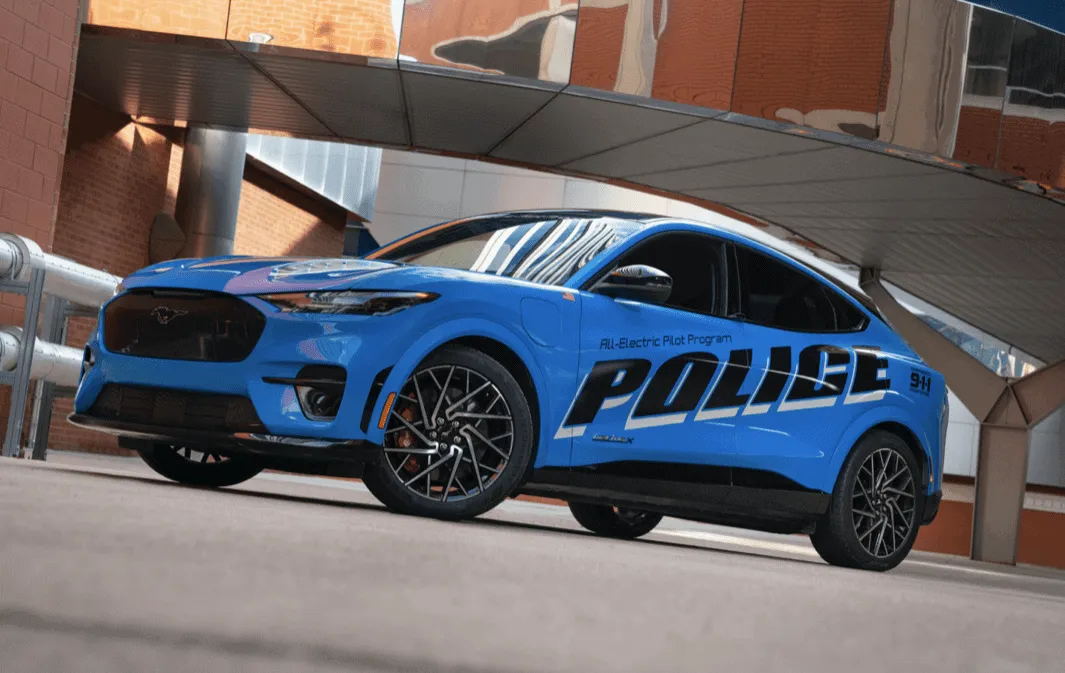 Michigan State Police are now testing the all electric Ford Mach-E