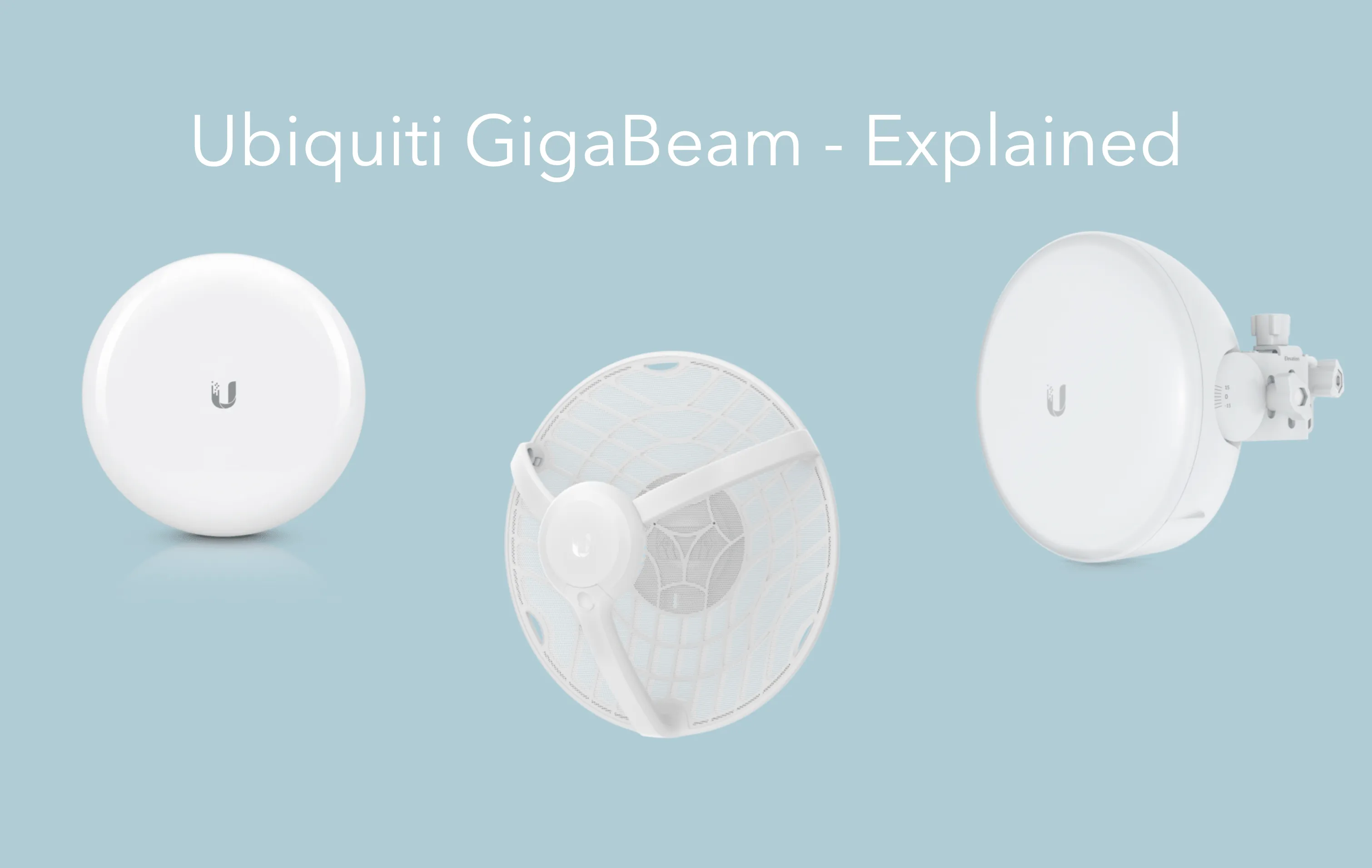 Ubiquiti GigaBeam product line explained