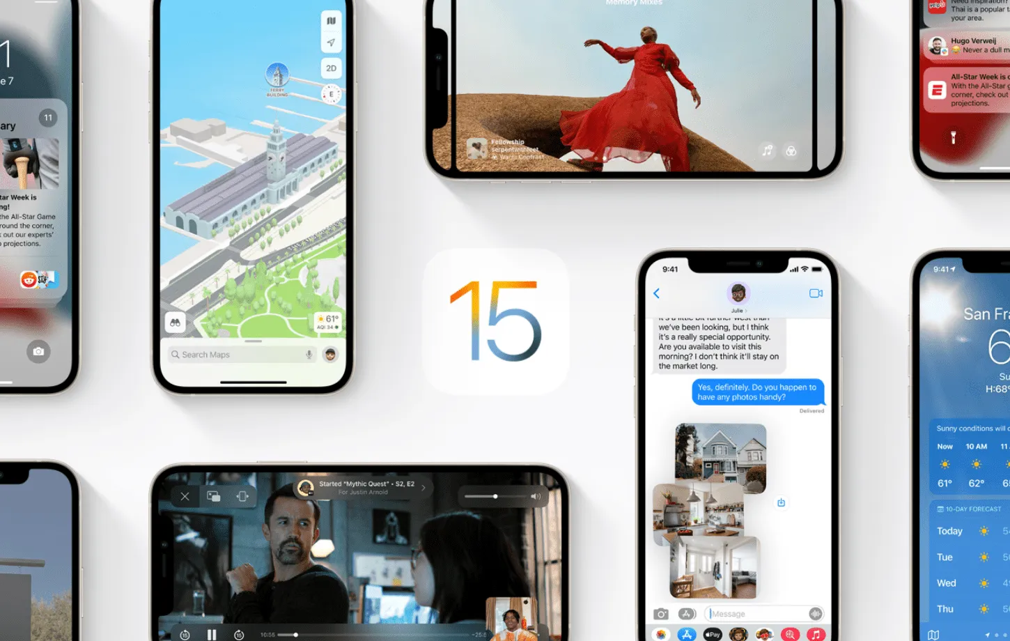 This is iOS 15