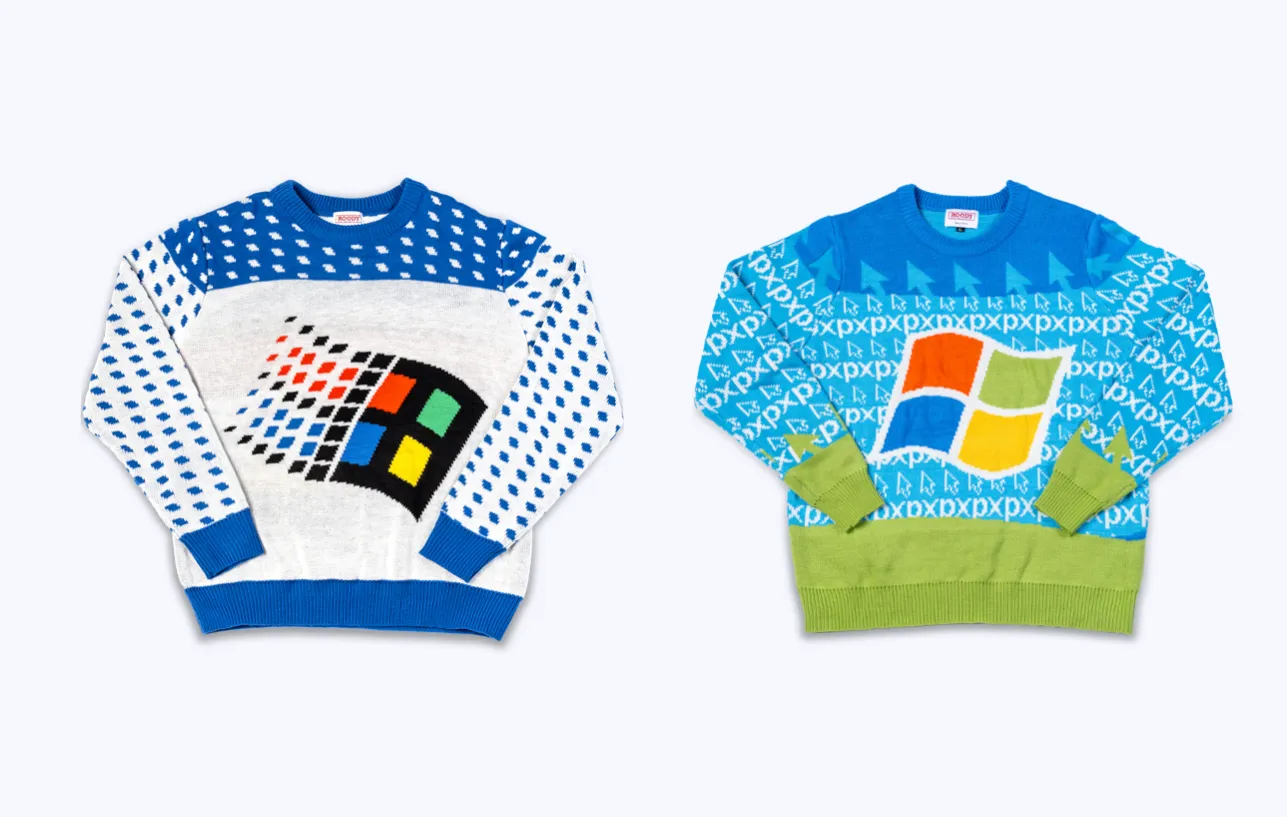 Microsoft launches a range of ‘ugly’ Christmas jumpers for charity