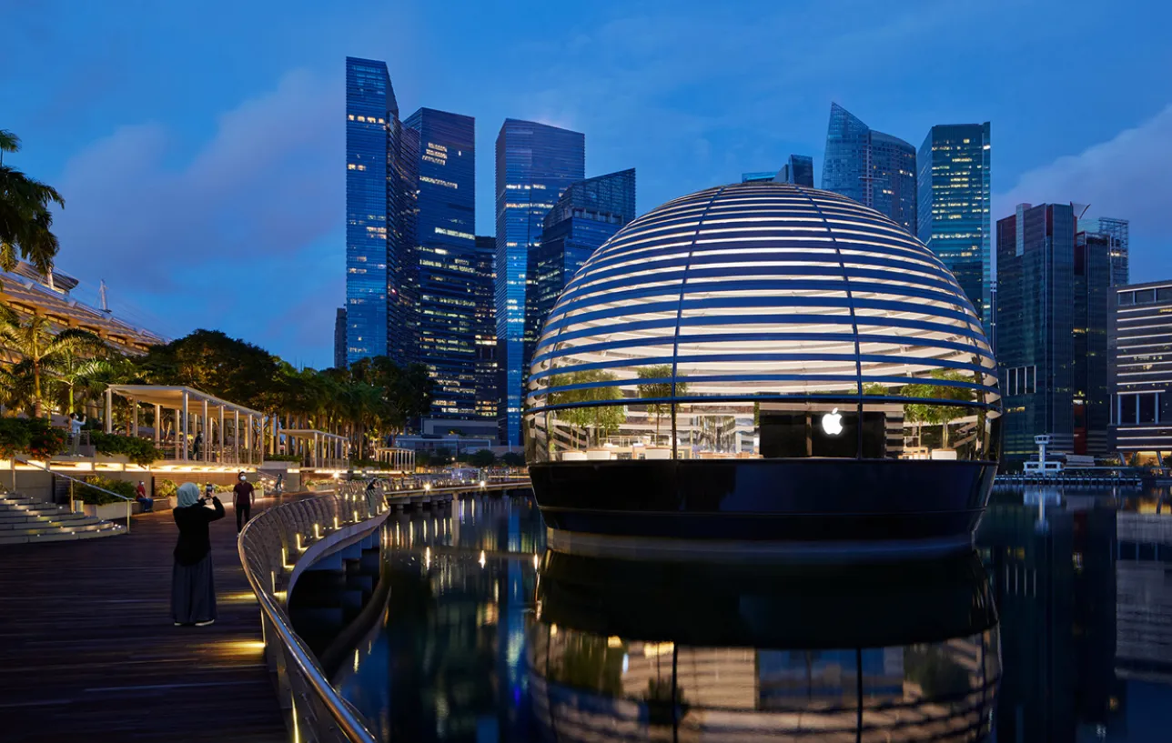 Apple’s new ‘floating’ store in Singapore is opening this Thursday