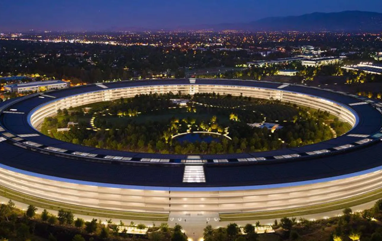 Some essential Apple employees have gone back to work today, at Apple Park