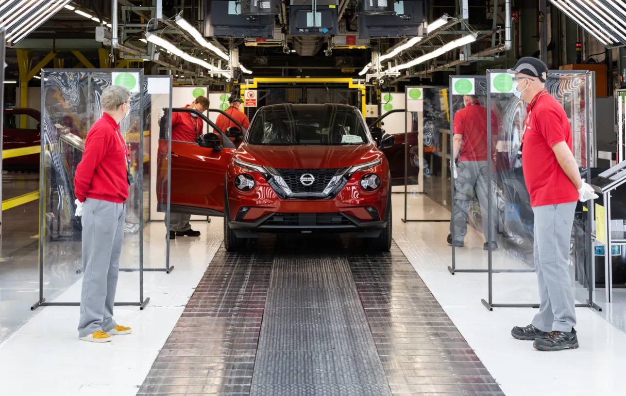 Nissan’s factory in Sunderland has started production again this week