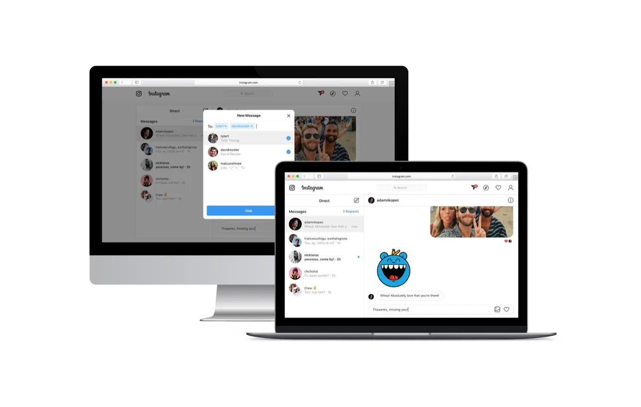 Instagram brings direct messages to the desktop