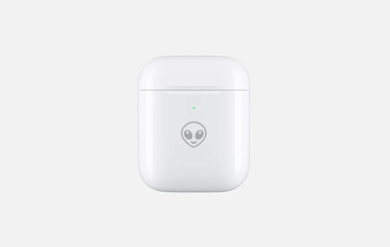 You can now get your AirPods case engraved with Emoji from Apple