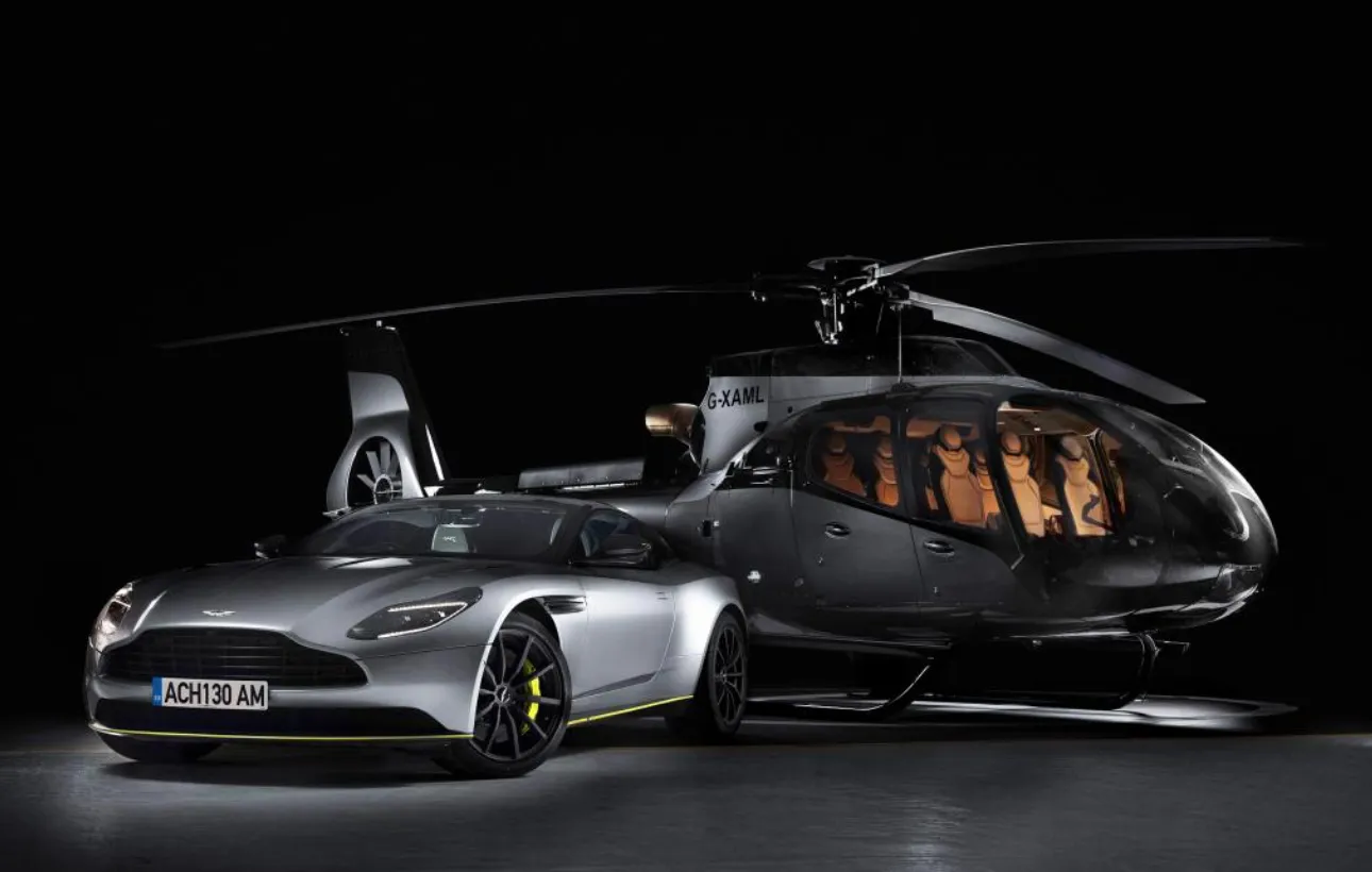Aston Martin and Airbus have launched a helicopter