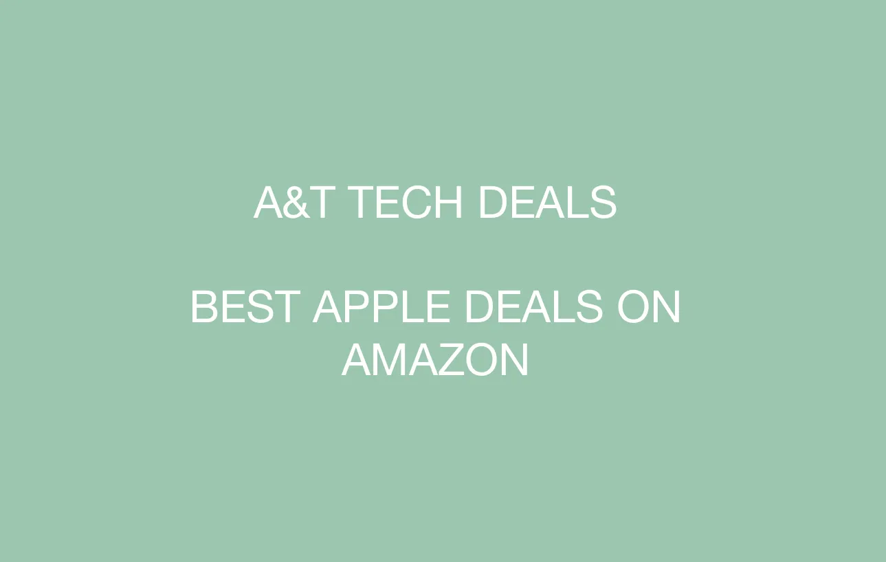 Deals: The 5 Best Apple Deals on amazon.co.uk