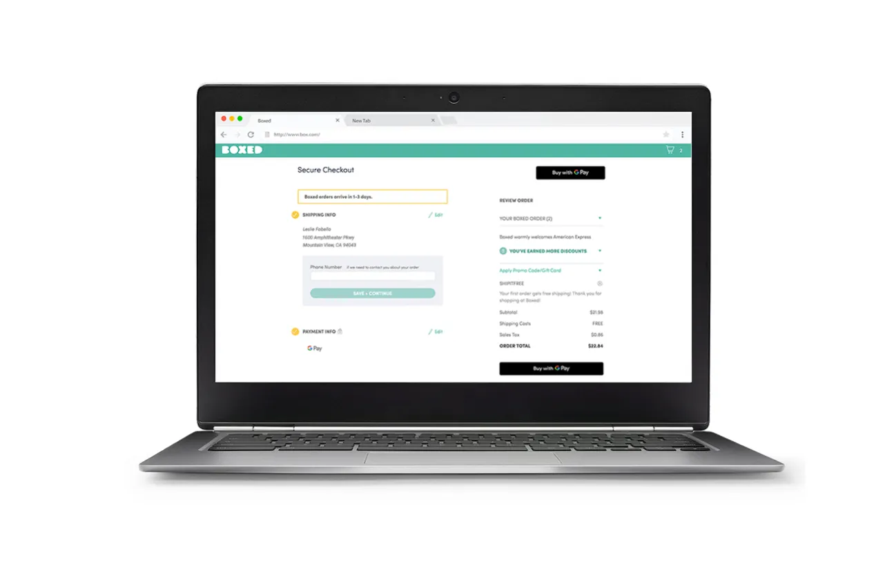 Google Pay now works on the web too