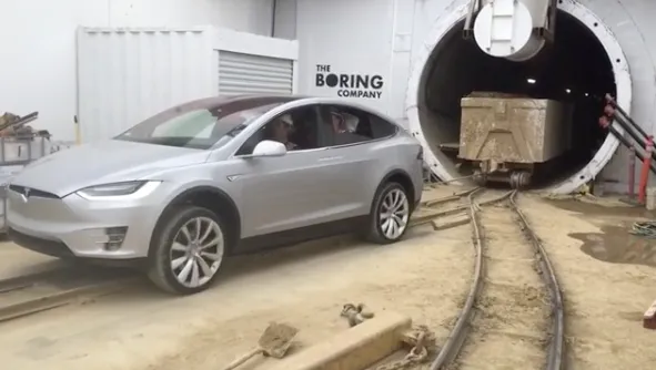 Tesla shares video of Model X pulling 250,000 lbs rail carts