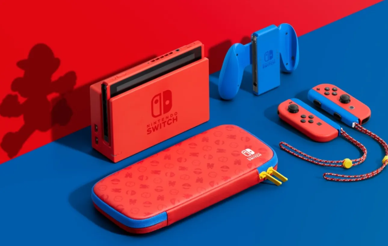 Nintendo announces new Mario themed switch, available next month