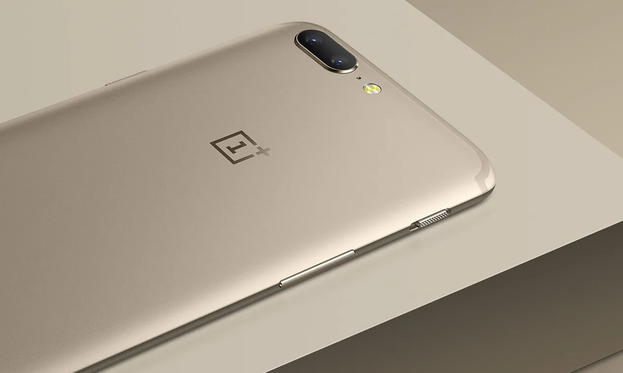 The OnePlus 5 is now available in ‘Soft Gold’