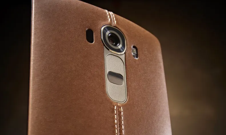 The new LG G4 debuts. In leather