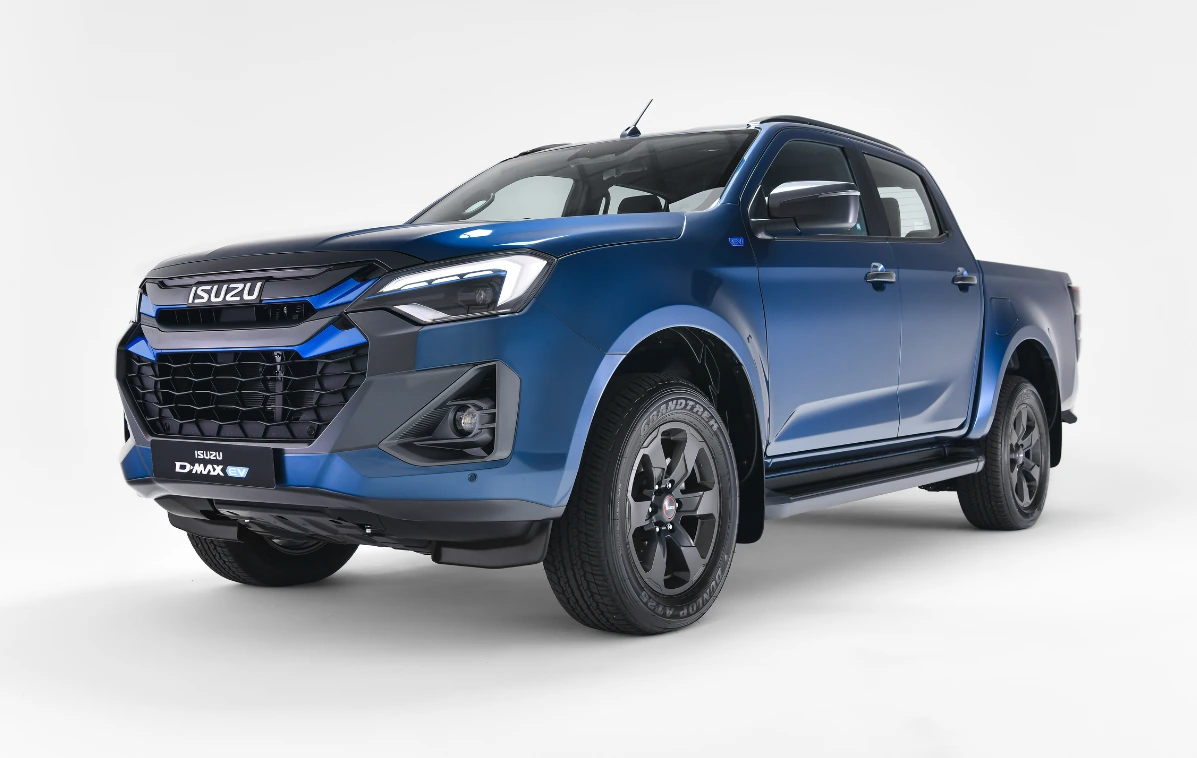 Blue Isuzu D-Max EV