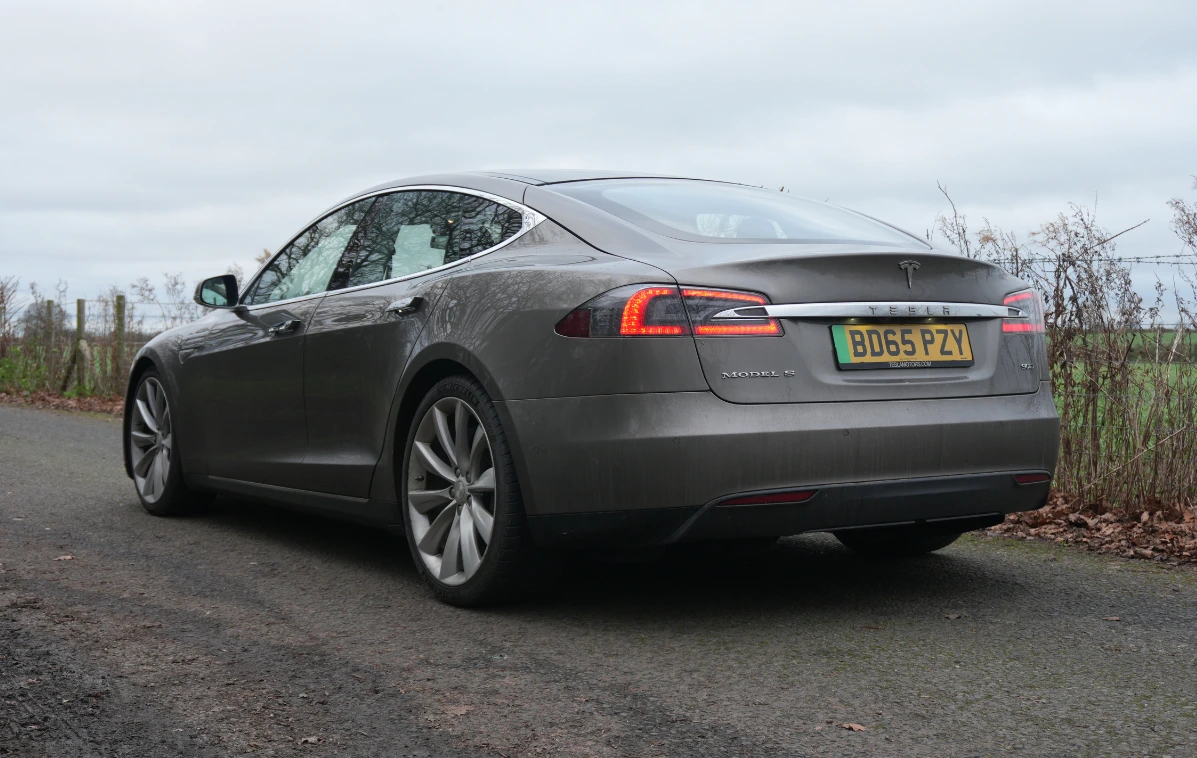 2015 Tesla Model S Rear 