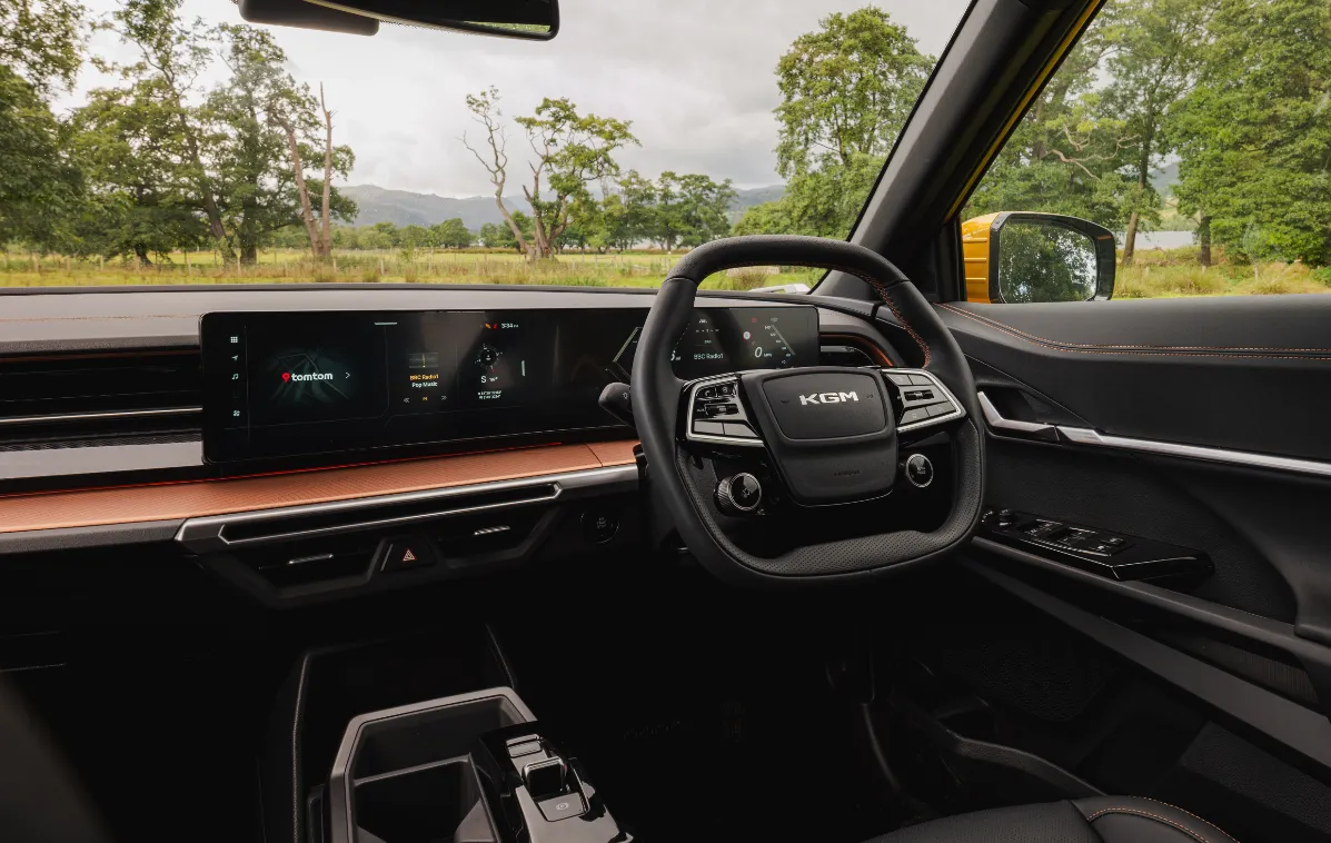 UK KGM Musso EV Interior