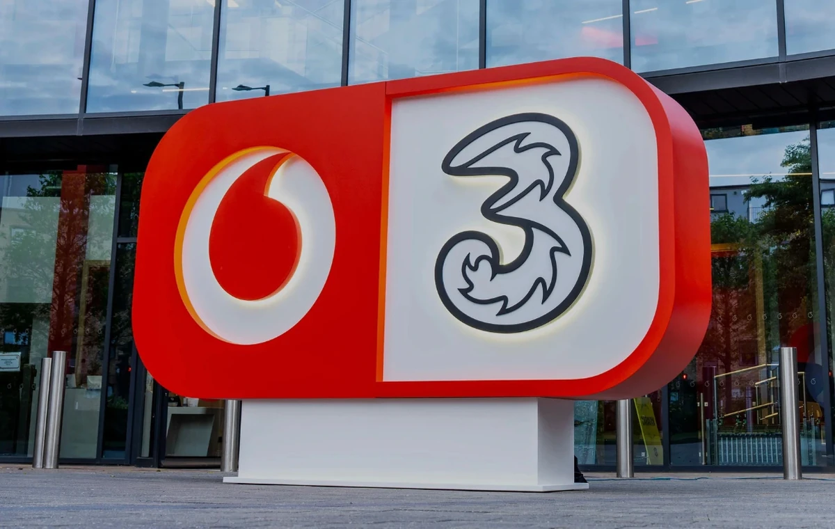 VodafoneThree Logo