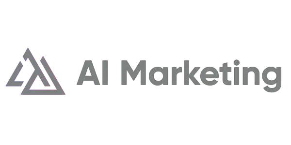 AI Marketing logo with the company name in bold text.