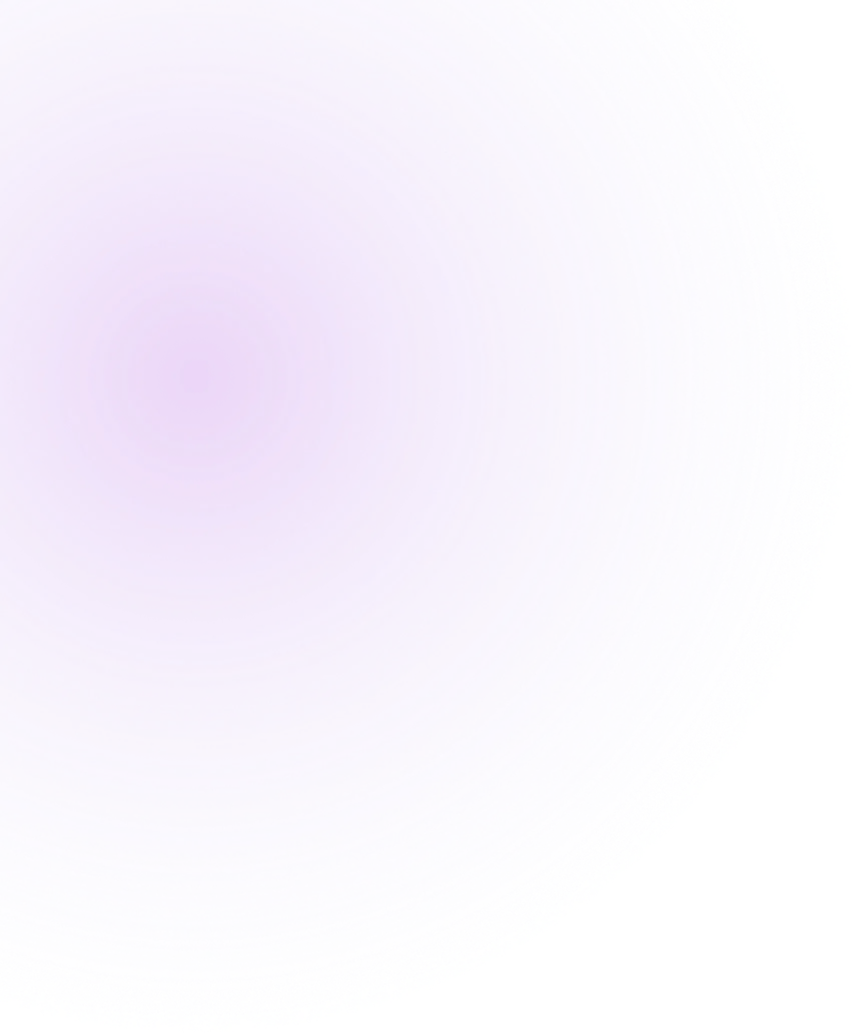 Soft purple circular gradient fading outward on a transparent background.