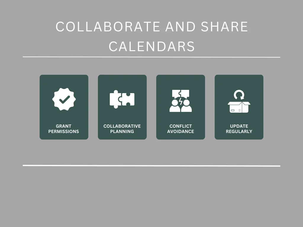 Collaborate and Share Calendars