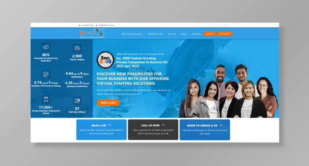 20four7VA - Best for Customized Healthcare Assistance
