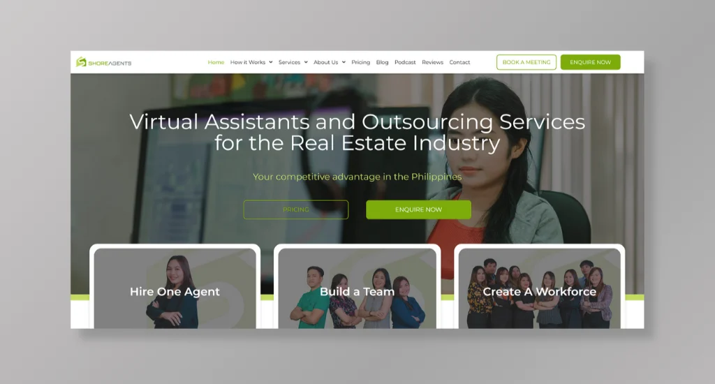ShoreAgents - Best for Comprehensive Real Estate Team Building