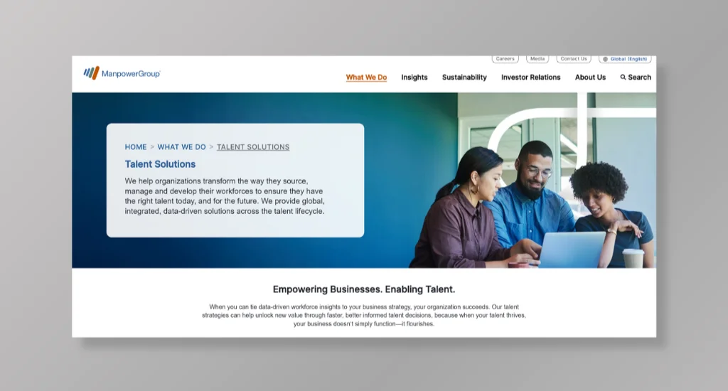 ManpowerGroup - Best for Integrated Workforce Solutions