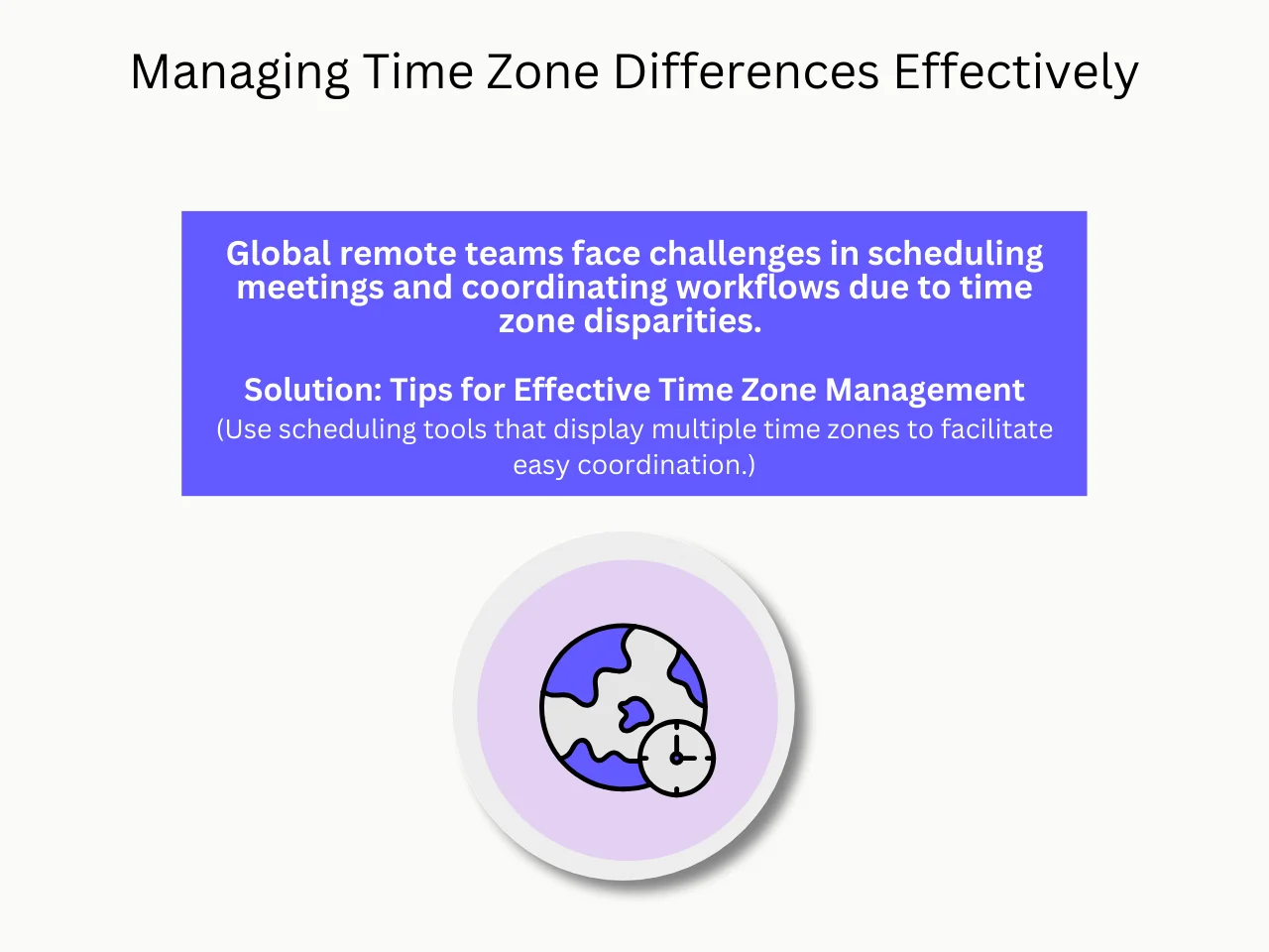 Managing Time Zone Differences Effectively