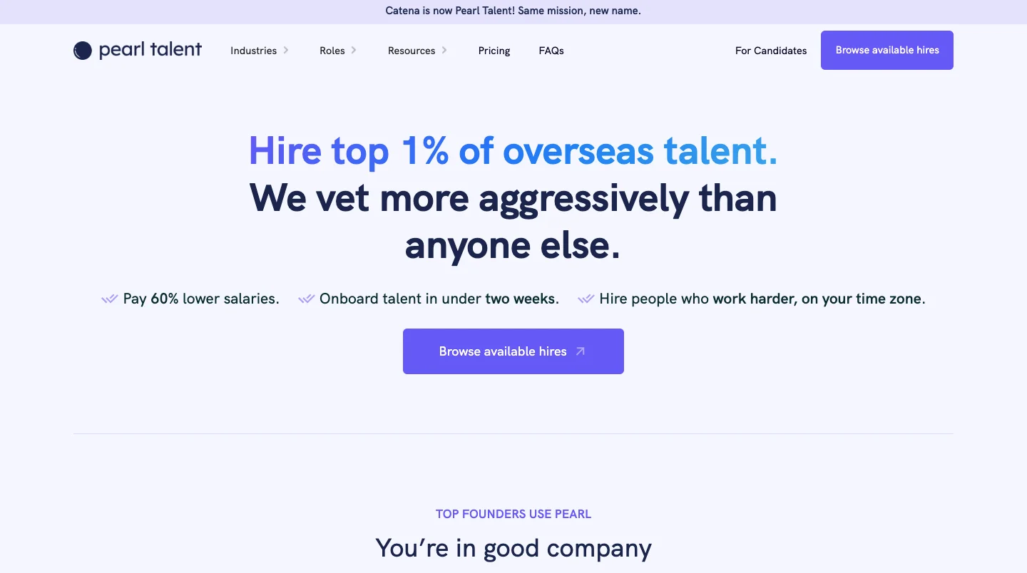 Pearl Talent_homepage